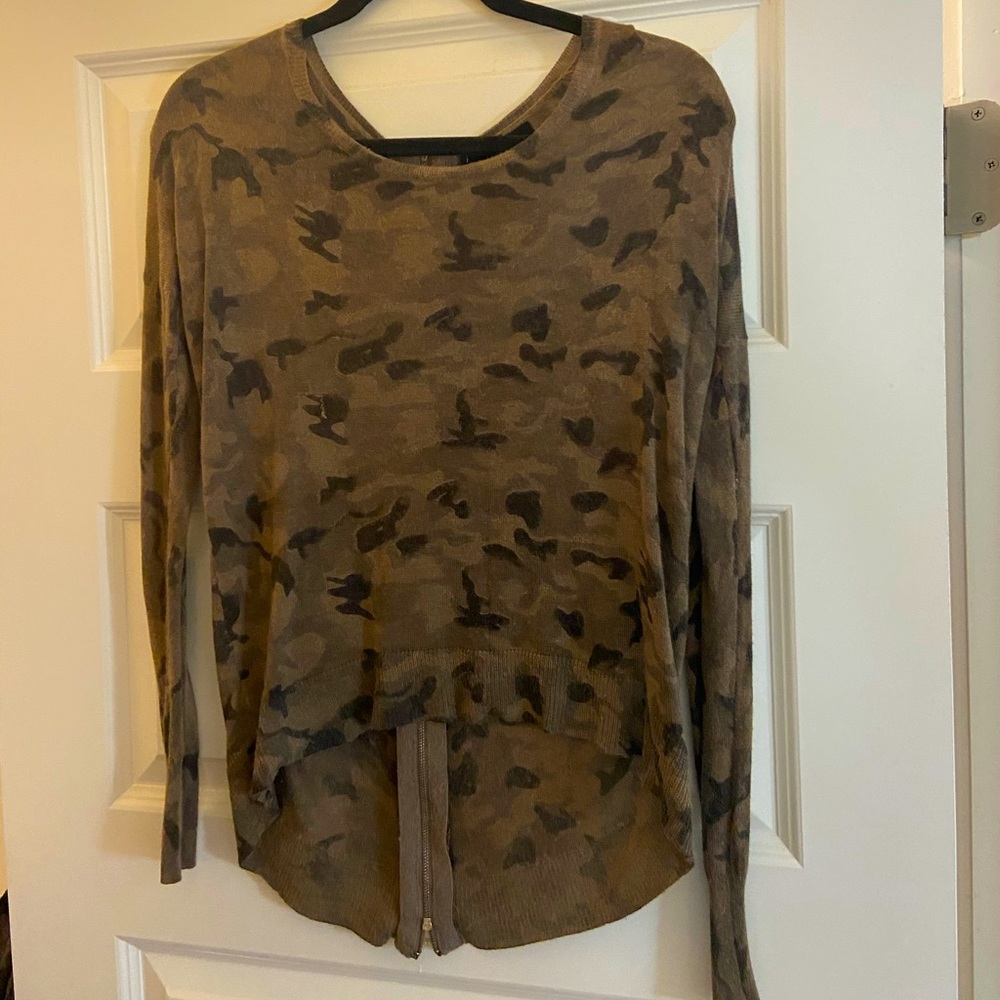 Camo cashmere sweater